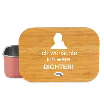 Ich wünschte ich wäre Dichter - Lunch Box - Hellrosa - Vorne