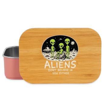 Außerirdische glauben auch nicht an dich - Lunch Box - Hellrosa - Vorne