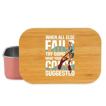 When all else fails, try what your coach advised - Lunch Box - light pink - Front