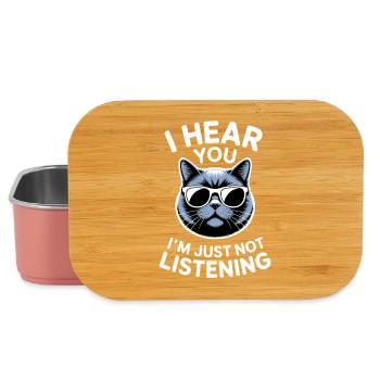 Britisch Kurzhaar Sprüche Lustiges Katze Geschenk  - Lunch Box - Hellrosa - Vorne