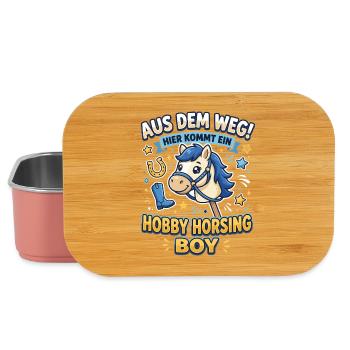 Aus Dem Weg Hobby Horsing Boy pferd - Lunch Box - Hellrosa - Vorne