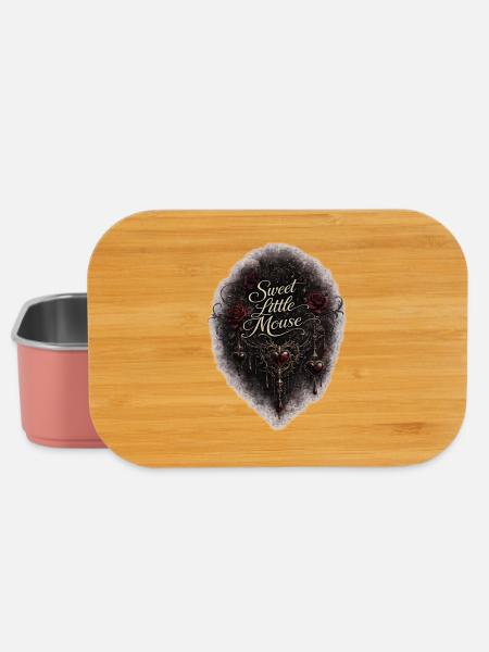 Sweet Little Mouse Dunkle Romantik - Lunch Box - Hellrosa