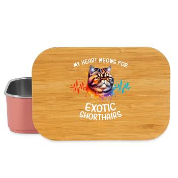 Exotische Kurzhaarkatze Herzlinie - Lunch Box - Hellrosa - Vorne