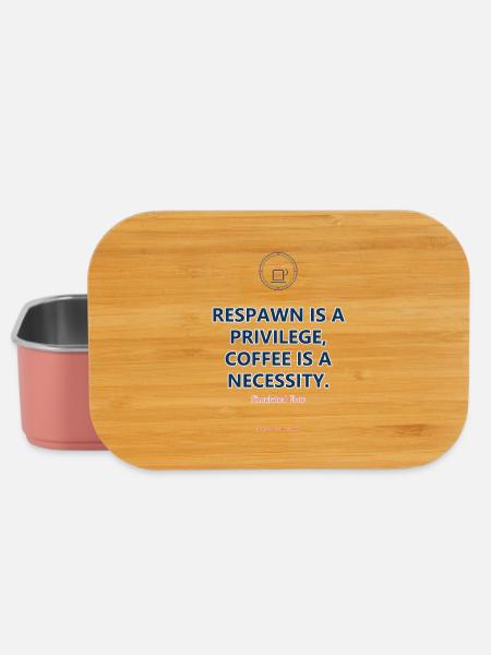 Coffee Is A Necessity · helle Kleidung - Lunch Box - Hellrosa