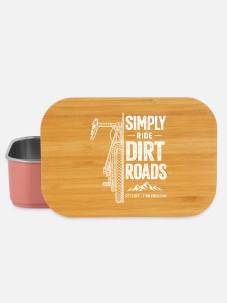 Simply Ride Dirt Roads – MTB & Gravel Abenteuer - Lunch Box - Hellrosa