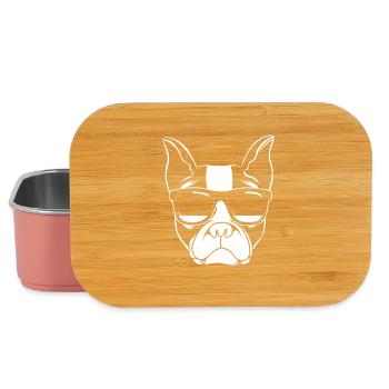 Boston Terrier - Lunch Box - Hellrosa - Vorne