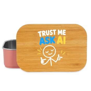 Trust Me Ask KI - Lunch Box - Hellrosa - Vorne