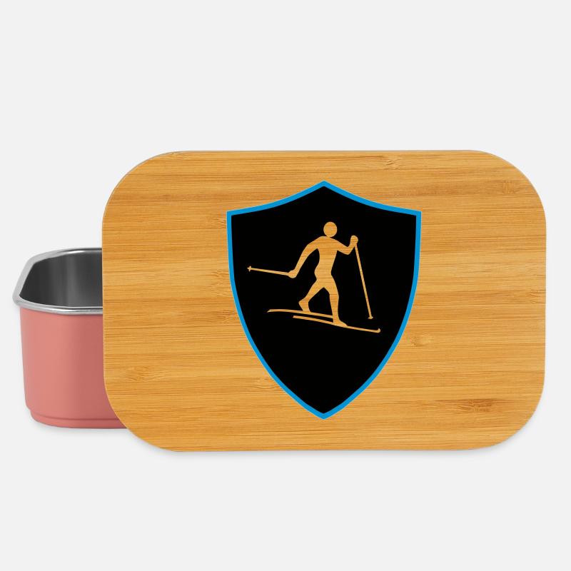 Langlauf Schild - Lunch Box - Hellrosa