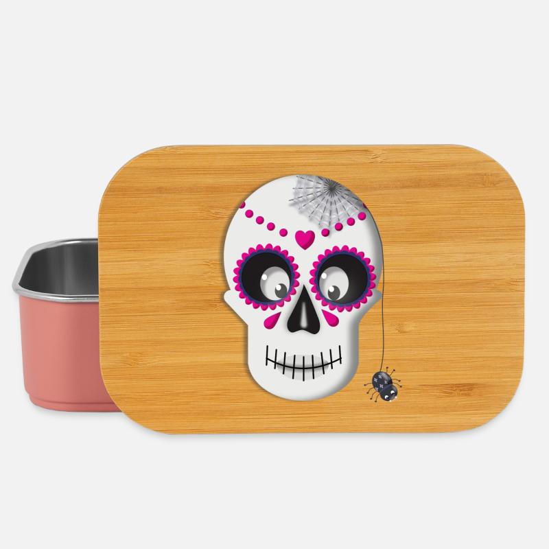 Sugar Skull - Lunch Box - Hellrosa