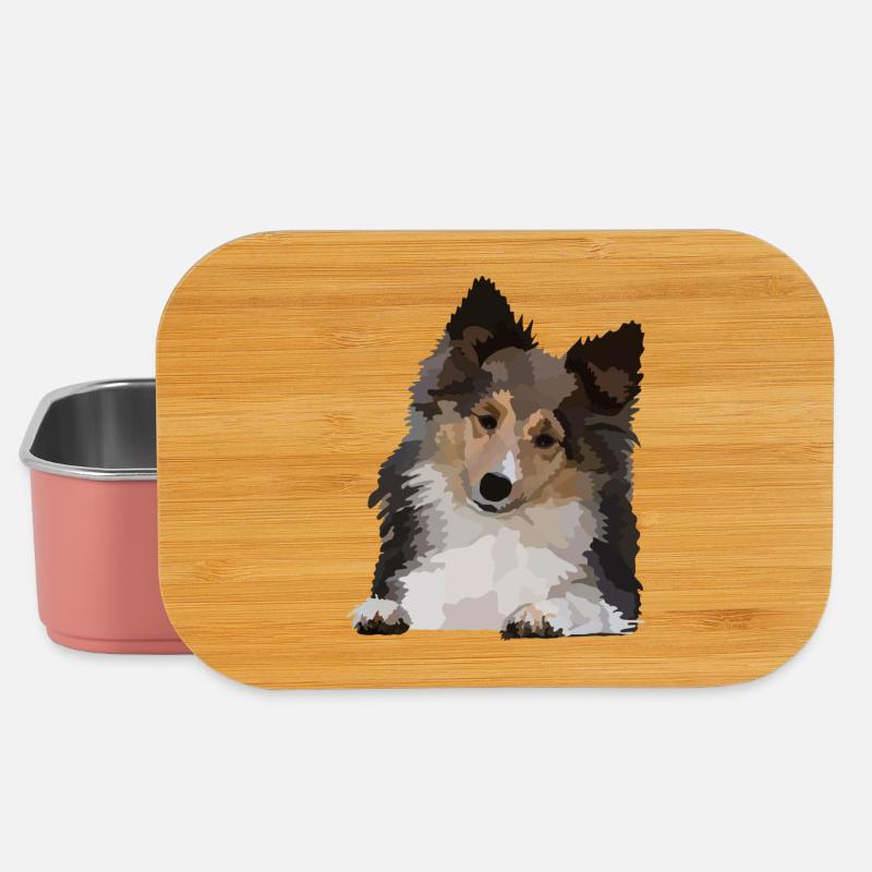 Dani, der Sheltie - Lunch Box - Hellrosa
