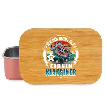 37. Geburtstag Kassette Retro Vintage - Lunch Box - Hellrosa - Vorne