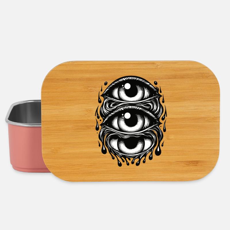 magic eye - Lunch Box - light pink