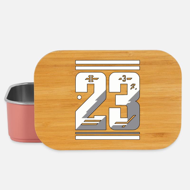 Graphique élégant numéro 23 - Boîte à goûter - rose clair