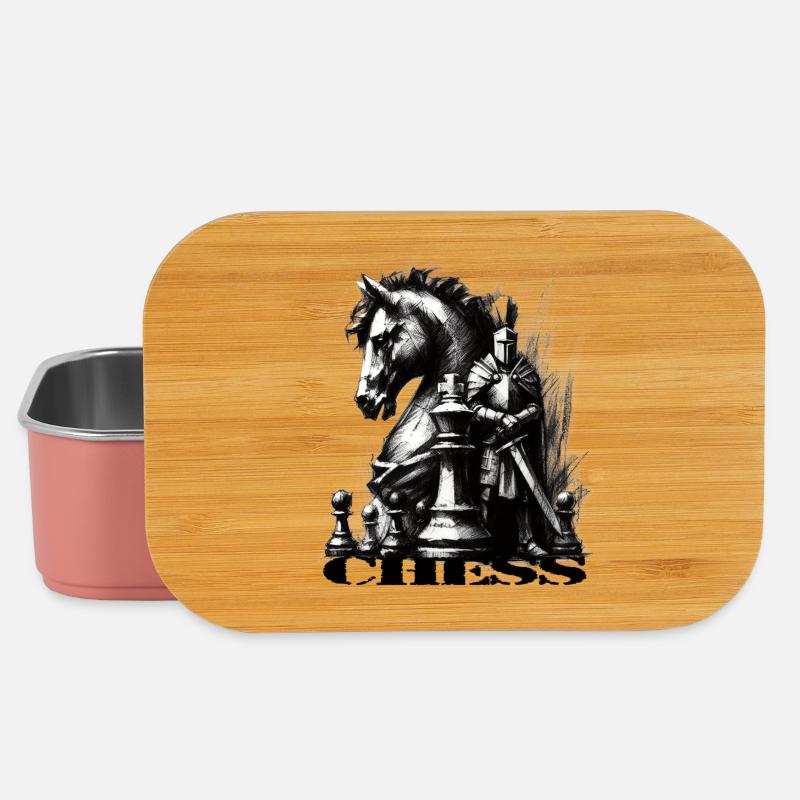 Schach - Lunch Box - Hellrosa