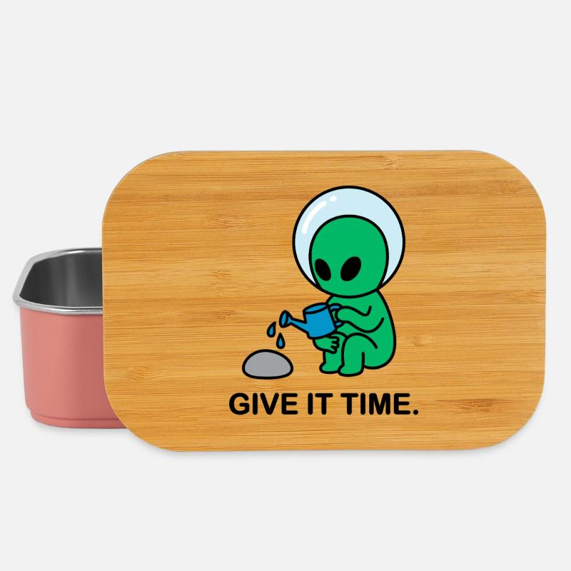 Interstellar Patience - Lunch Box - light pink