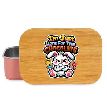 Bunny Bunny Spring Summer Easter Garden - Lunch Box - light pink - Front