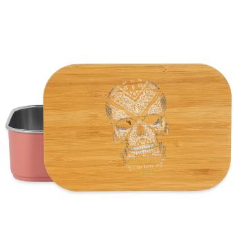 Ornament-Totenkopf: Keine Option - Lunch Box - Hellrosa - Vorne