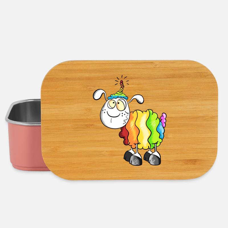 Rainbow Schaf - Lunch Box - Hellrosa