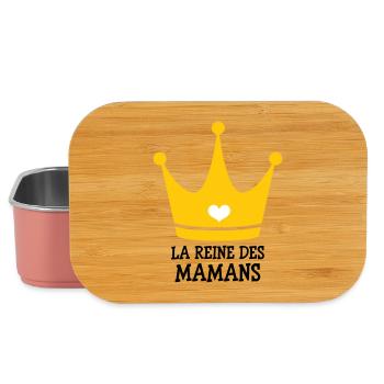 La Reine des Mamans - Fête des Mères - Boîte à goûter - rose clair - Devant