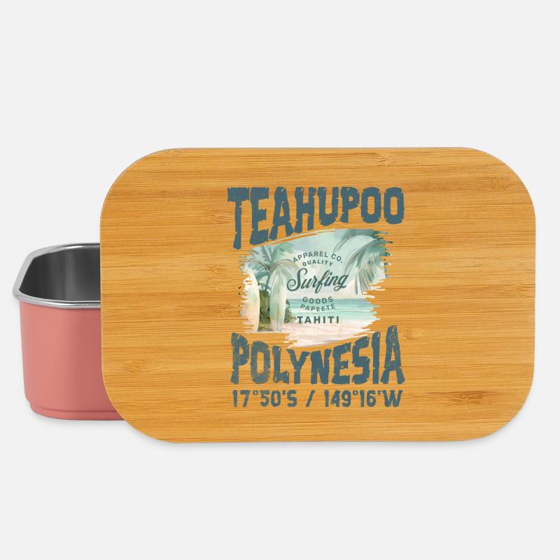 Teahupoo Polynesia Tahiti - Boîte à goûter - rose clair