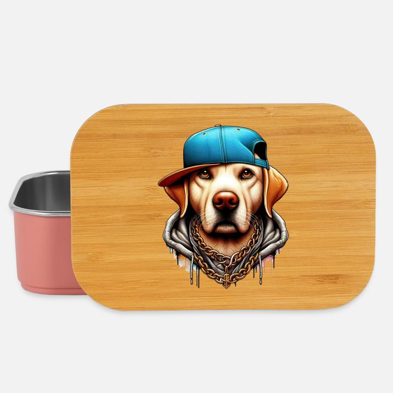 Hund - Lunch Box - Hellrosa
