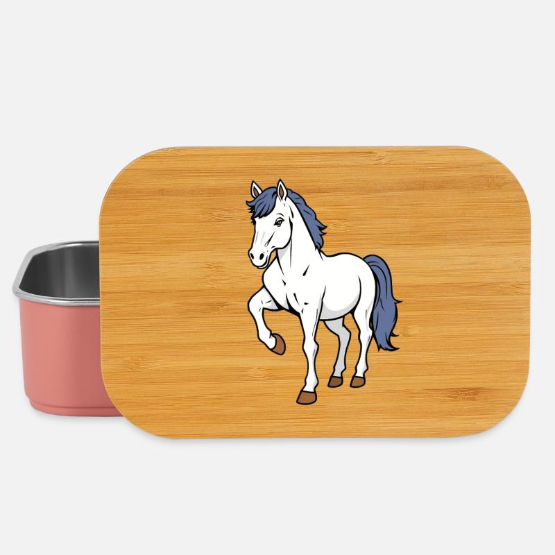 Pferd - Lunch Box - Hellrosa