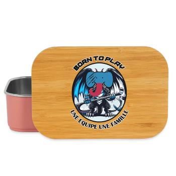 Born to Play Eishockey Monster - Lunch Box - Hellrosa - Vorne