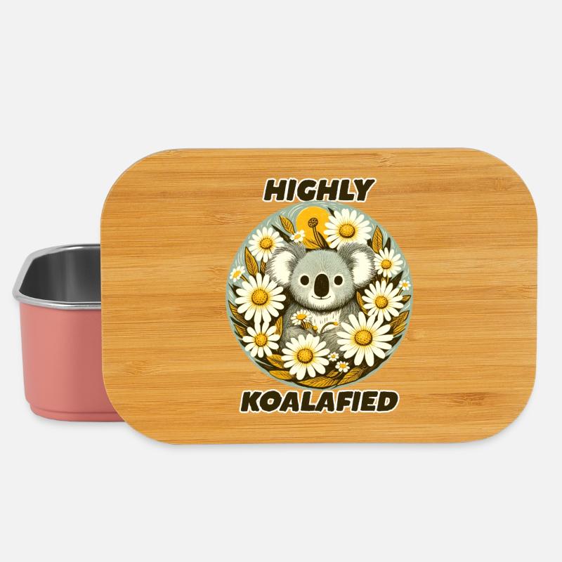 Stark koalafizierter Daisy Koala - Lunch Box - Hellrosa