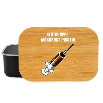 Kaffee Schweden Mörkrost Schwedisch Fika - Lunch Box - Schwarz - Vorne