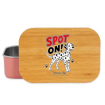 Genau richtig! Dalmatiner für dunkle Kleidung - Lunch Box - Hellrosa - Vorne