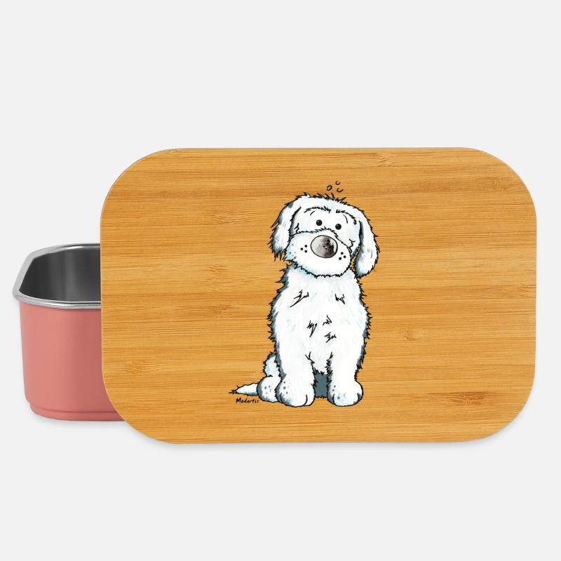 Pfiffiger Malteser - Hund - Lunch Box - Hellrosa