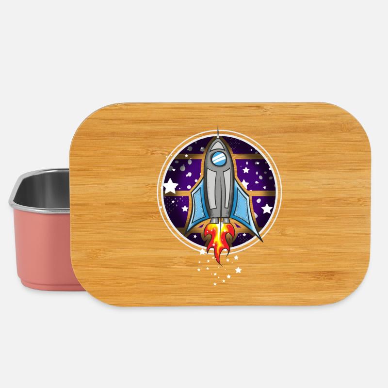 Rakete - Lunch Box - Hellrosa
