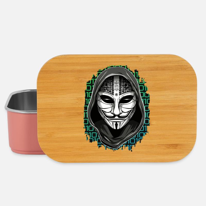 Anonymous Hacker - Lunch Box - Hellrosa
