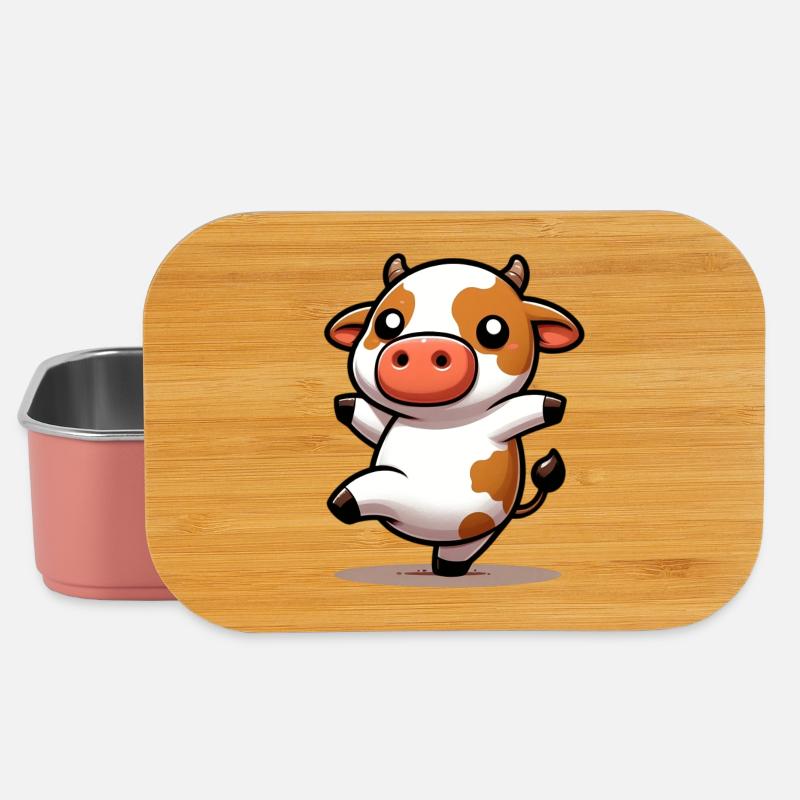 Kuh - Lunch Box - Hellrosa