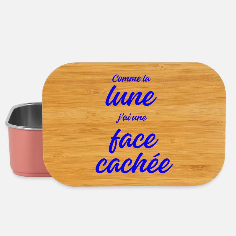 Comme la lune - Boîte à goûter - rose clair