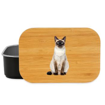 Siam Cat – Good Pet Edition - Lunch Box - Schwarz - Vorne