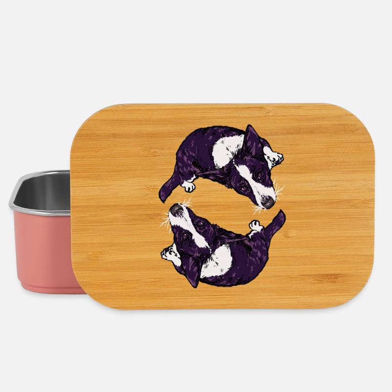 CORGIS - Lunch Box - light pink