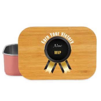 Verdiene deinen Sieg – Champion-Auszeichnung | Motivation Ba - Lunch Box - Hellrosa - Vorne
