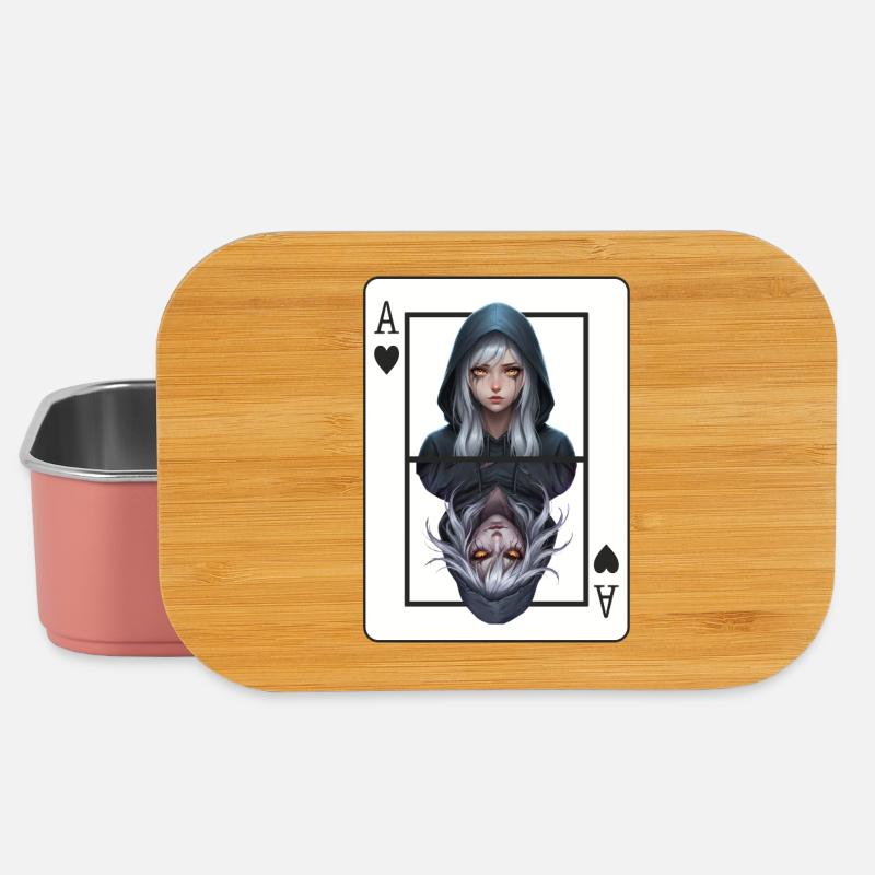 Doppelter Schatten: Ass Portrait - Lunch Box - Hellrosa