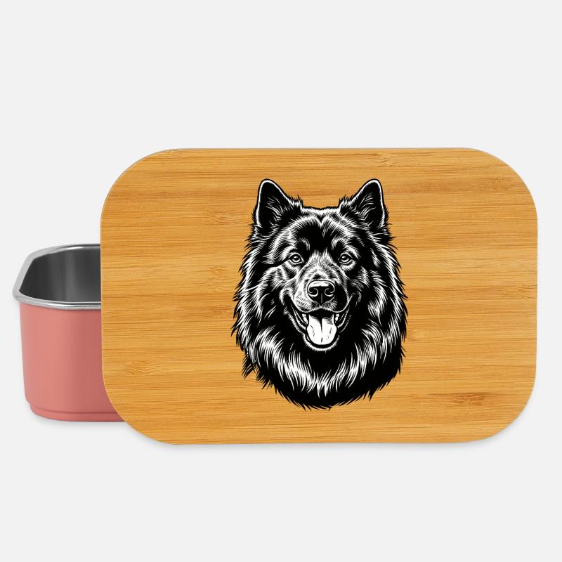 Eurasier | Schwarz - Lunch Box - Hellrosa