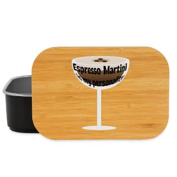 Espresso Martini - Lunch Box - Schwarz - Vorne