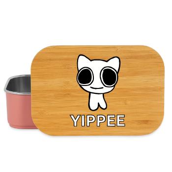 Yippee Autism Cat - Lunch Box - light pink - Front