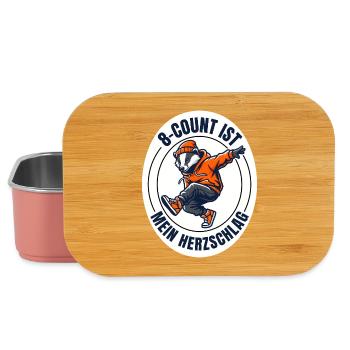 Breakdance B-Boy HipHop 8-Count Shirt - Lunch Box - Hellrosa - Vorne