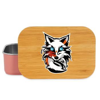 Blauäugiger Fuchs Icon - Lunch Box - Hellrosa - Vorne