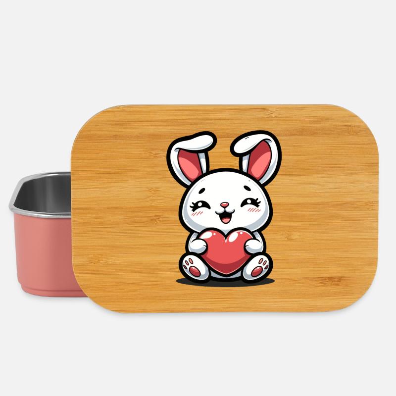 Valentine's Day gift for him and her - Lunch Box - light pink