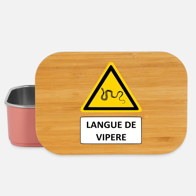 Zunge der Nattern - Lunch Box - Hellrosa
