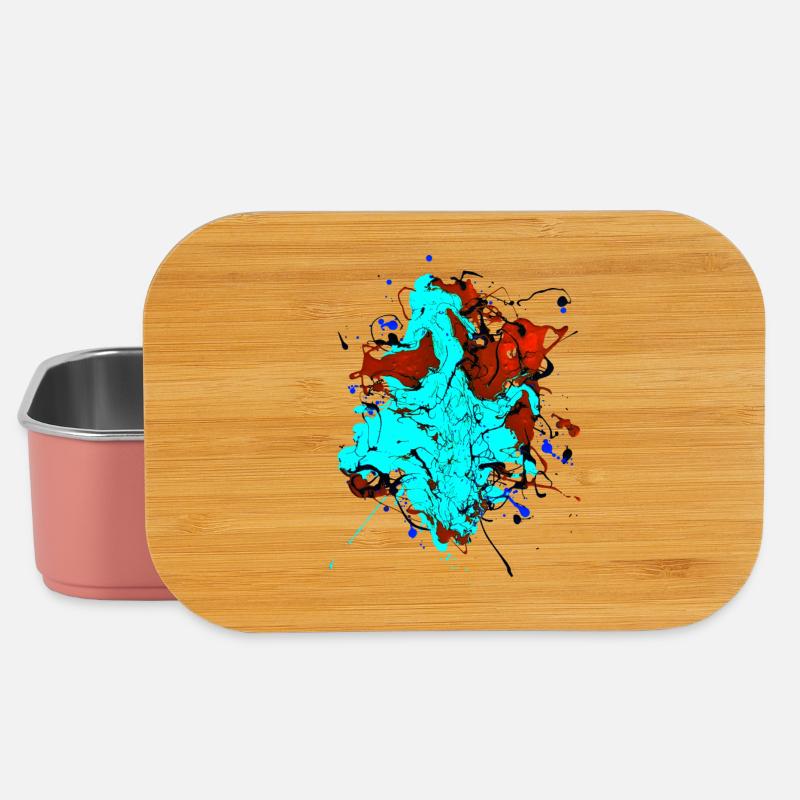 Rougeturquoise.Éclaboussure - Boîte à goûter - rose clair