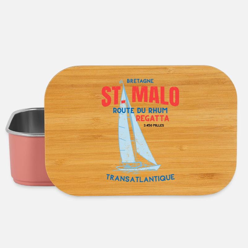 Route du Rhum - Régate de Saint-Malo - Boîte à goûter - rose clair