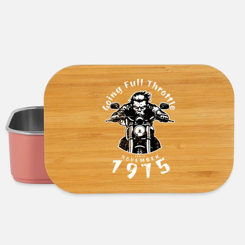 50. Geburtstag Going Full Throttle Since 11/1975 - Lunch Box - light pink