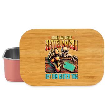Zettel Zahn: Ein guter Tag - Lunch Box - Hellrosa - Vorne